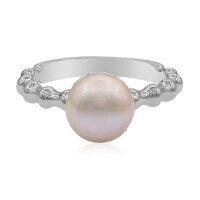 Anello in argento con Perla di Acqua Dolce (TPC)