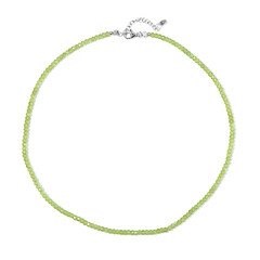 Collana in argento con Peridoto