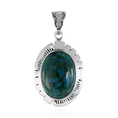 Ciondolo in argento con Crisocolla (Art of Nature)