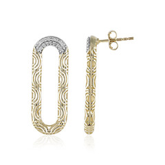 Orecchini in oro con Zircone (Ornaments by de Melo)
