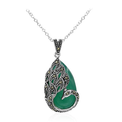 Collana in argento con Agata