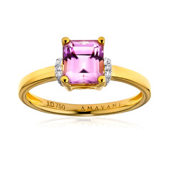 Anello in oro con Diasporo Rosa (AMAYANI)