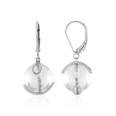 Orecchini in argento con Quarzo Bianco