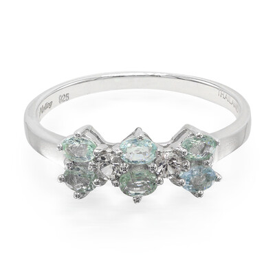 Anello in argento con Tormalina Paraíba