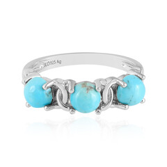 Anello in argento con Turchese Kingman Mohave Blu