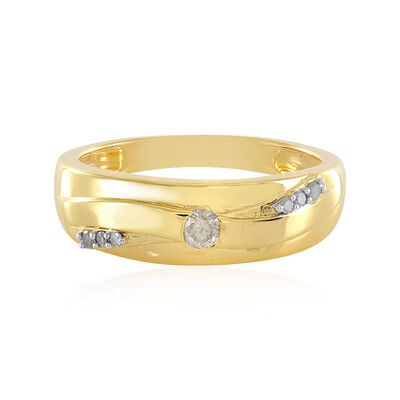 Anello in argento con Diamante I3 (J)
