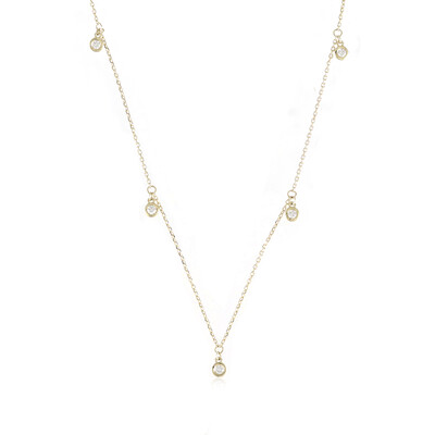 Collana in oro con Diamante Flawless (G) (de Melo)