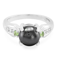 Anello in argento con Ematite Nera
