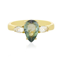 Anello in oro con Tanzanite (non riscaldata)