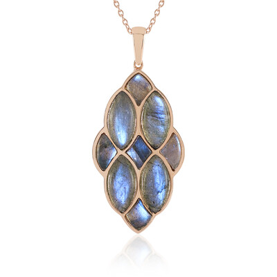 Collana in argento con Labradorite Blu Maniry (KM by Juwelo)