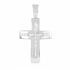 Ciondolo in argento con Zaffiro Bianco