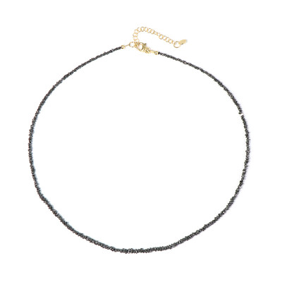 Collana in argento con Diamante Nero