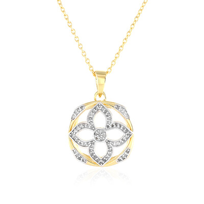 Collana in argento con Diamante Cioccolato I3