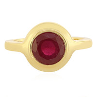 Anello in argento con Rubino del Madagascar