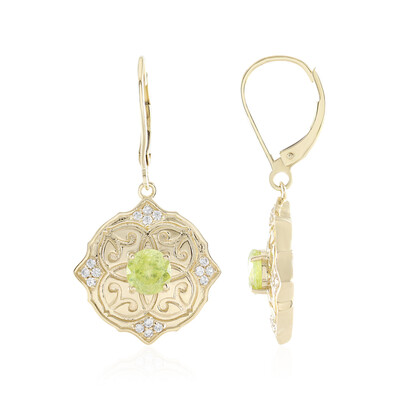 Orecchini in oro con Sfene