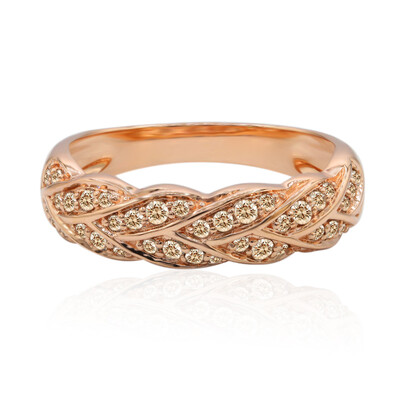 Anello in oro con Diamante Rose de France SI1 di Argyle (Annette)