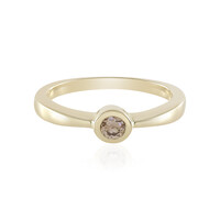 Anello in oro con Diamante Champagne SI2