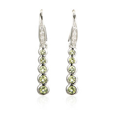 Orecchini in argento con Peridoto