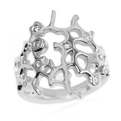 Anello in argento con Zircone