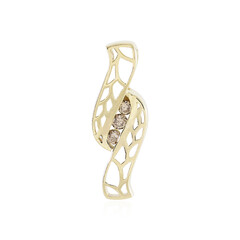 Ciondolo in oro con Diamante Champagne I2 (Ornaments by de Melo)