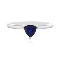 Anello in argento con Zaffiro Blu del Madagascar