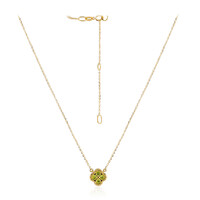 Collana in oro con Diamante Giallo VS1