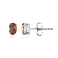 Orecchini in argento con Andalusite