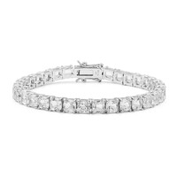 Bracciale in argento con Topazio Bianco