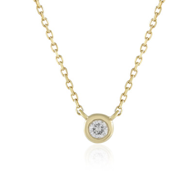 Collana in oro con Diamante Flawless (G) (de Melo)