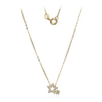Collana in argento con Topazio Bianco