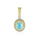 Ciondolo in argento con Turchese Sleeping Beauty