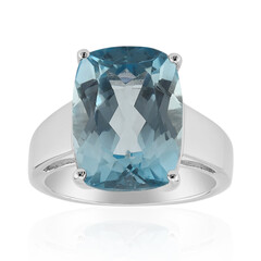 Anello in argento con Topazio Blu Cielo
