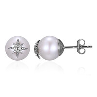 Orecchini in argento con Perla di Acqua Dolce