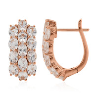 Orecchini in oro con Danburite Rosa del Messico