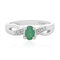 Anello in argento con Smeraldo Socoto