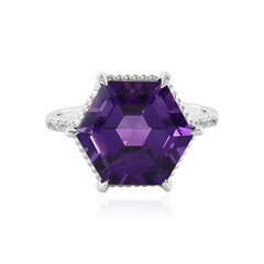 Anello in argento con Ametista Siberiana