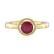 Anello in argento con Rubino del Madagascar