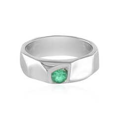Anello in argento con Smeraldo Russo (de Melo)