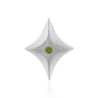 Ciondolo in argento con Zircone Ceylon Verde