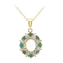 Collana in argento con Opale di Welo