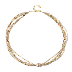 Collana in argento con Perla d'Acqua Dolce Pesca (Riya)