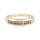 Anello in oro con Diamante Champagne I2