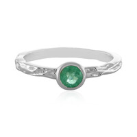 Anello in argento con Smeraldo Russo