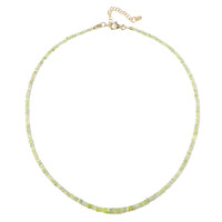 Collana in argento con Crisoberillo Occhio di Gatto