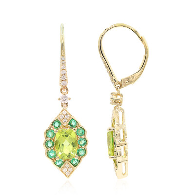 Orecchini in oro con Peridoto (CIRARI)