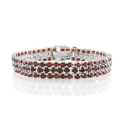Bracciale in argento con Granato Mozambico