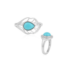 Anello in argento con Turchese Sleeping Beauty