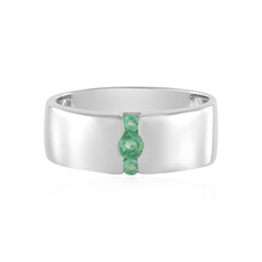 Anello in argento con Smeraldo Russo (de Melo)