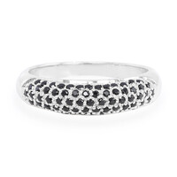 Anello in argento con Spinello Nero