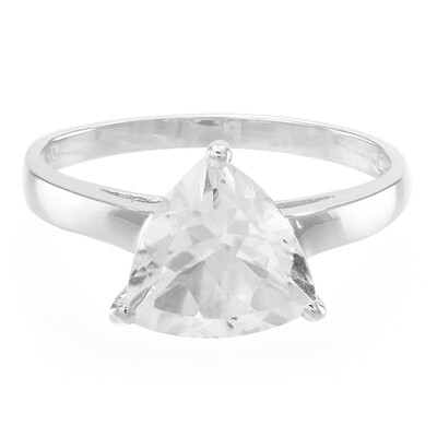 Anello in argento con Goshenite